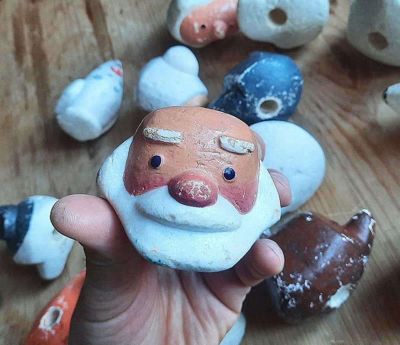 Characters of Russian fairy tales heads for the theater performance on sticks - 公仔/玩偶 - 其他材質 