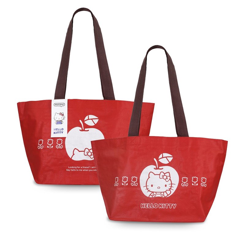 PP bags Shopping bags PP003 - กระเป๋าถือ - เส้นใยสังเคราะห์ สีแดง