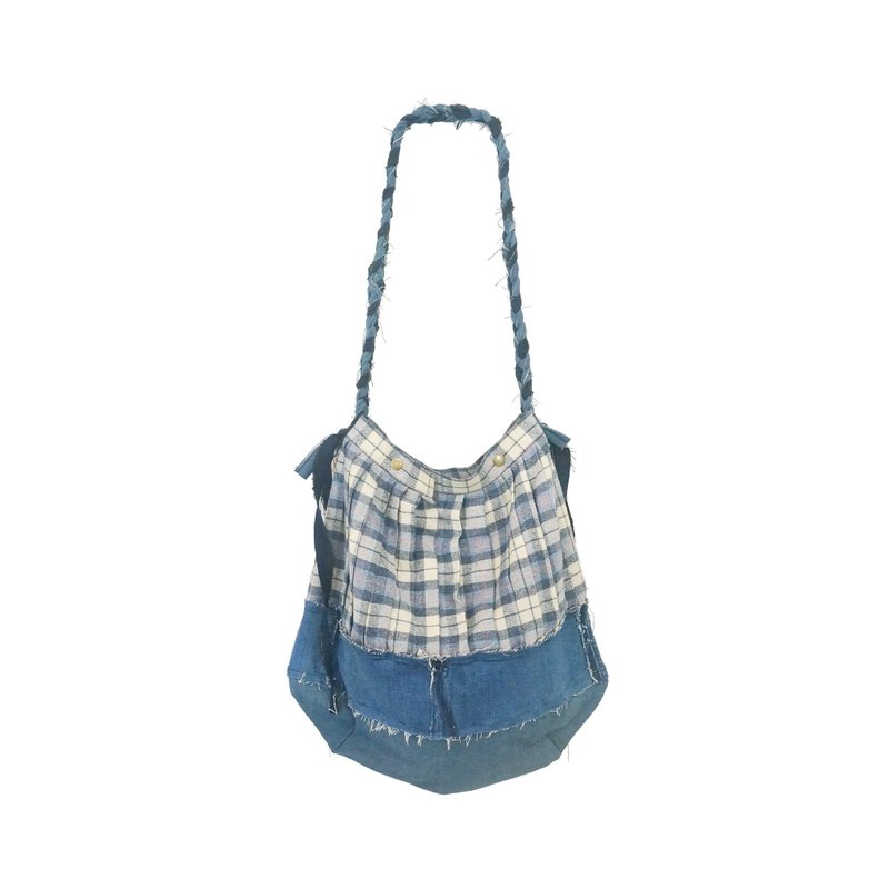 Aman Upcycling 環保拼接包系列 - 側背包/斜背包 - 其他材質 