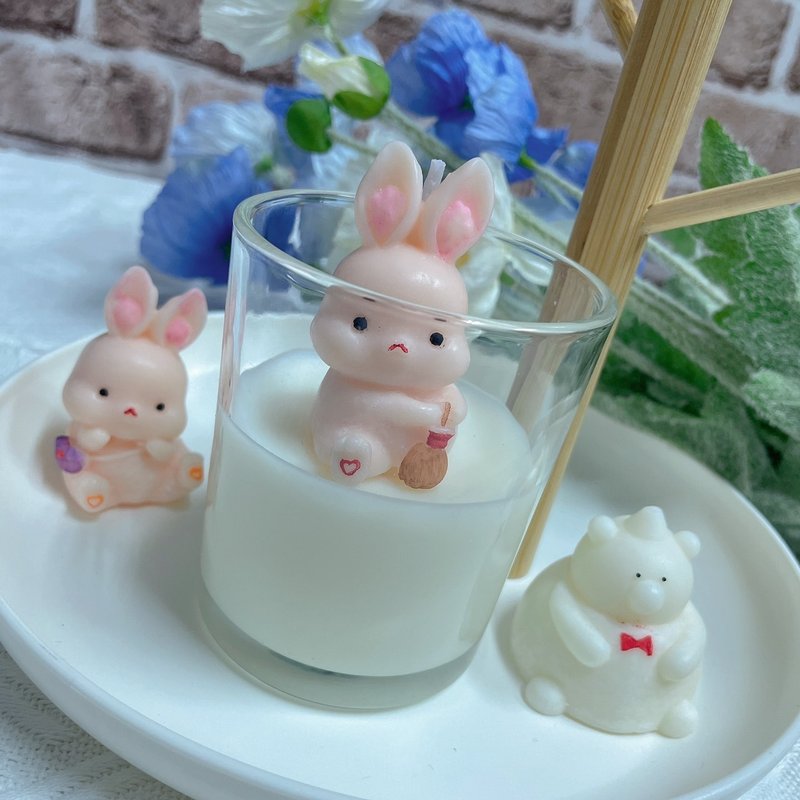 Rabbit/Fat Bear Container Candle - Candles & Candle Holders - Wax 