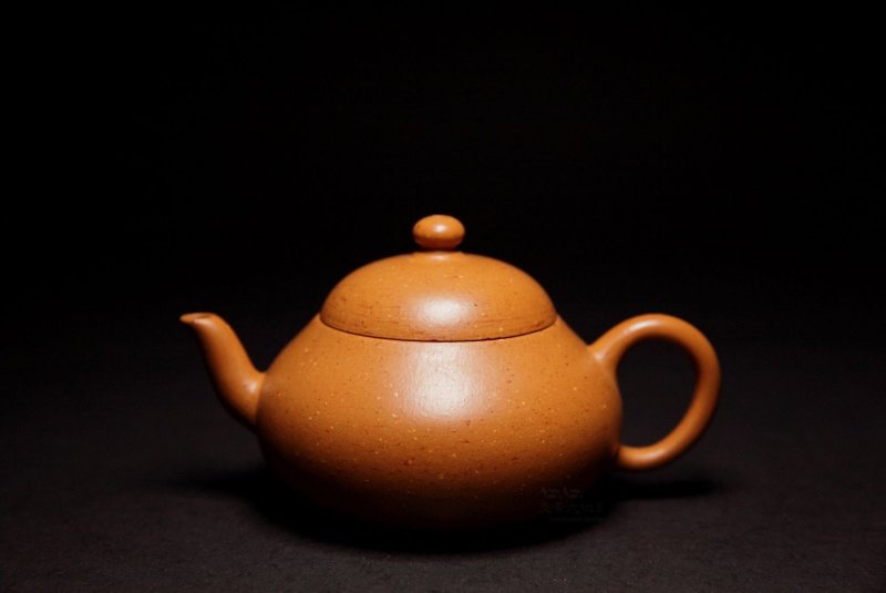 【石瓢】炎黃大地藝術 胖老闆 龍山堂 葵黃朱泥 195cc - 茶壺/茶杯/茶具 - 陶 橘色