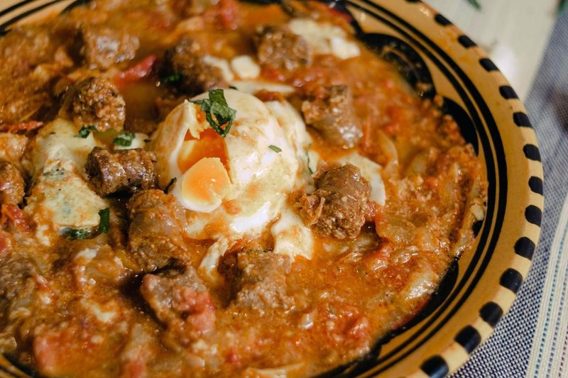 Pop Up 快閃異國餐桌 今天來去突尼西亞 北非牛肉香腸燉蛋 異國 - 其他 - 其他材質 