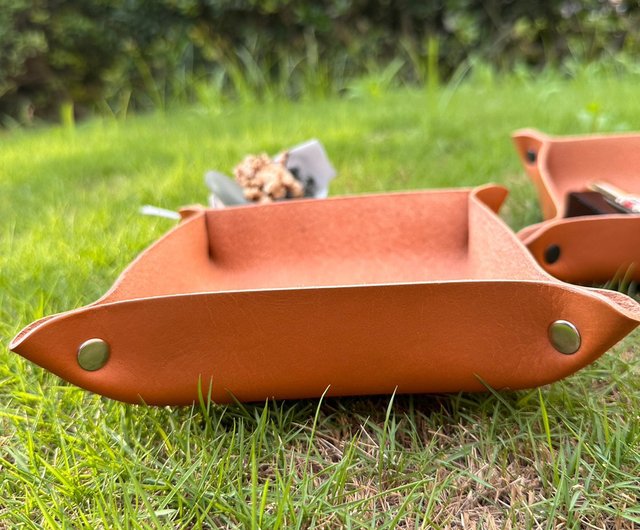 本革レザートレイ 無料名入れ可 / レザートレイ / クリスマスギフト