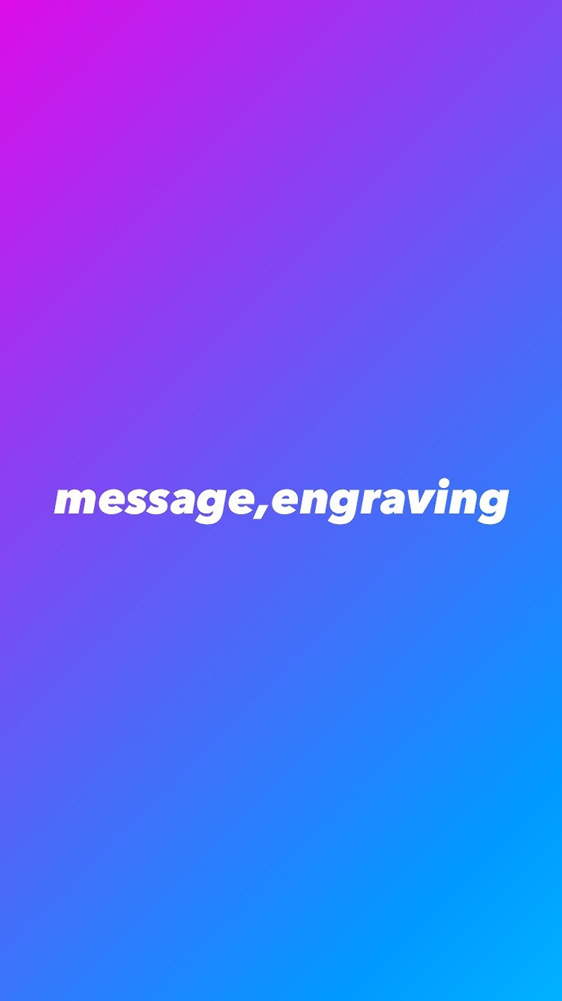 【message, engraving】 - แหวนทั่วไป - เงิน สีเงิน