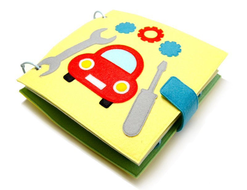 Pattern and Tutorial, PDF+SVG to sew Transport cloth book. Digital download - 手工藝教學/工具書 - 其他材質 