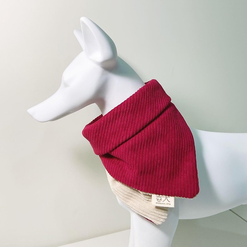 Dog Bandana- RED like fire - Clothing & Accessories - Nylon Red