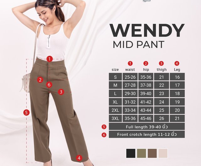 Wendy Wide-Leg Pants in Olive - Shop Issa Apparel Women's Pants