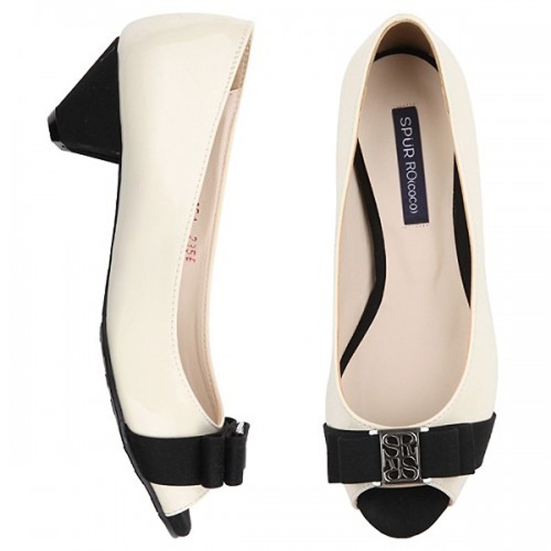 【2017 MUST HAVE ITEM】SPUR Margaret heels HS7054 IVORY - High Heels - Genuine Leather White