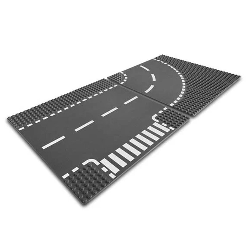 LEGO樂高 城鎮系列 路口跟彎道(底板) 7281 - 桌遊/卡牌 - 其他材質 