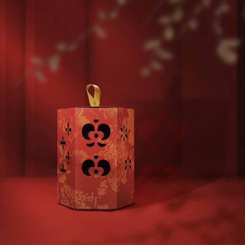 【小茶栽堂-烏龍茶】六角宮燈禮盒|罐裝(7包入)| 友善環境 - 茶葉/茶包/水果茶 - 新鮮食材 白色