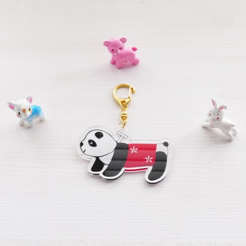 アクリルキーホルダー パンダカー - ショップ Panda factory