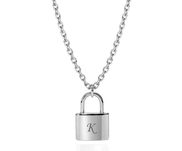 Personalized Lock Necklace