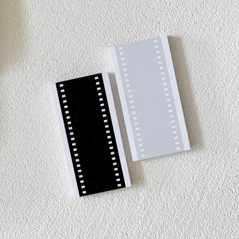 full film memo pad (gray&black) - กระดาษโน้ต - กระดาษ 