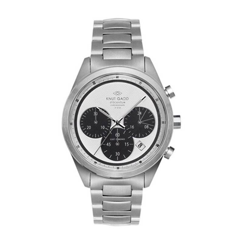 【換季特賣】瑞典設計手錶 Cult Chrono 三眼計時手錶  TPA-0013 - 男裝錶/中性錶 - 其他金屬 銀色