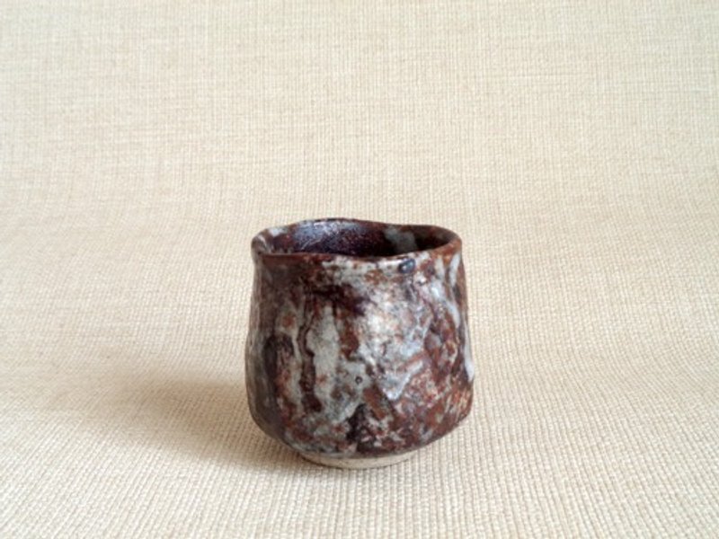 Teacup Shinano glaze - ถ้วย - ดินเผา สีนำ้ตาล