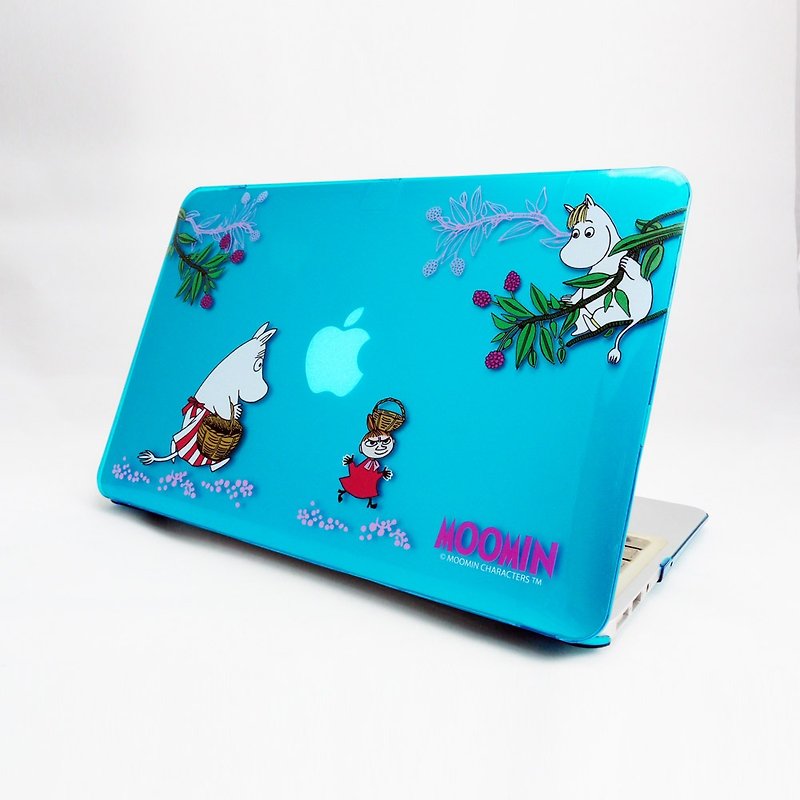 Moomin正版授權-Macbook水晶殼【樹上的可兒】 - 平板/電腦保護殼 - 塑膠 藍色