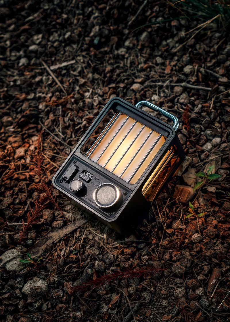 FLEXTAILGEAR VILLA LANTERN / Rechargeable LED Lanterns - ชุดเดินป่า - วัสดุอื่นๆ สีดำ