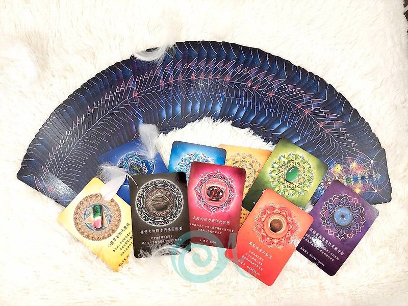 Mandala Gemstone Zen Cards_Chakra/Divination/Psychology/Tarot