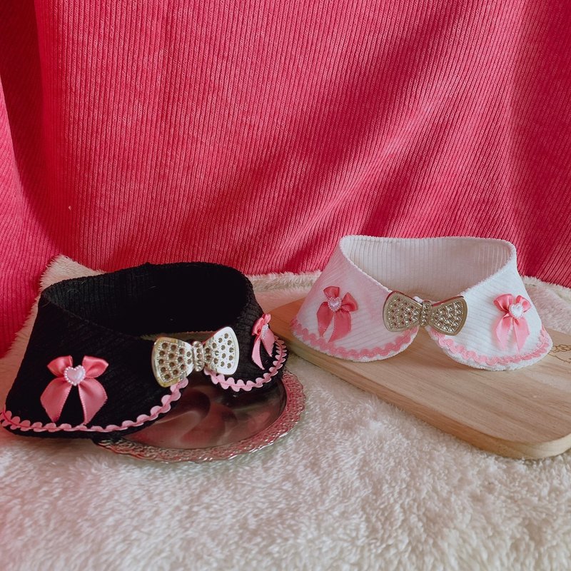 Hellopetty Y2K Princess Collar - 項圈/牽繩 - 其他材質 白色