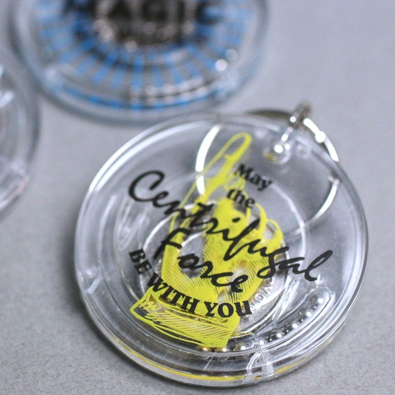 CENTRIFUGAL FORCE KEYCHAIN – COIN TRAP - ที่ห้อยกุญแจ - อะคริลิค 