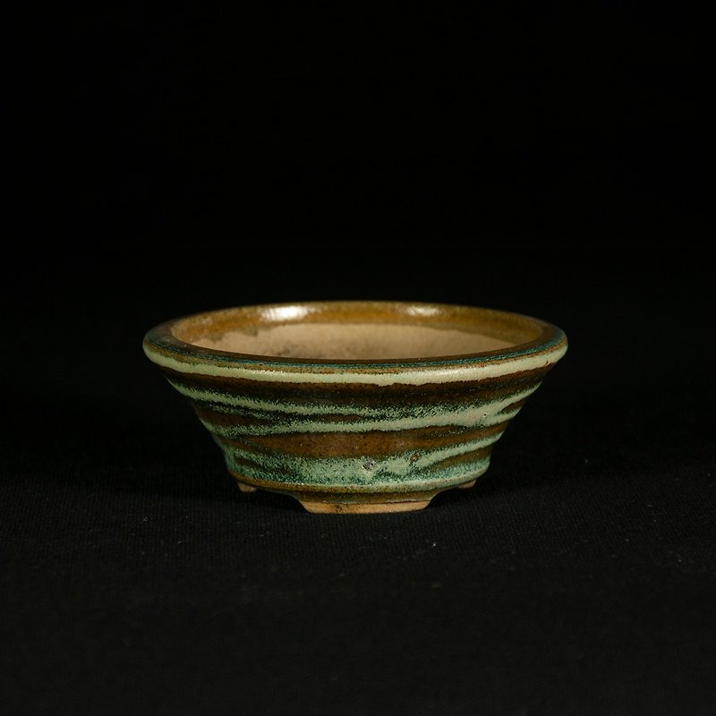 Pine bowl/Taiwan handmade bowl - ตกแต่งต้นไม้ - ดินเผา 