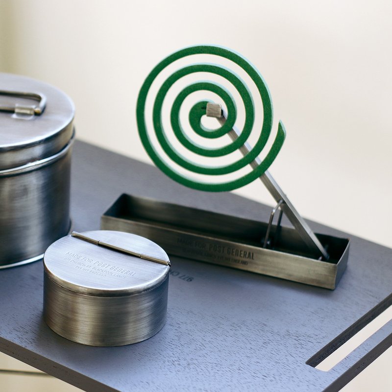 POST GENERAL Industrial wind steel mosquito coil rack (camping/outdoor/summer/good thing) - ชุดเดินป่า - โลหะ สีเงิน