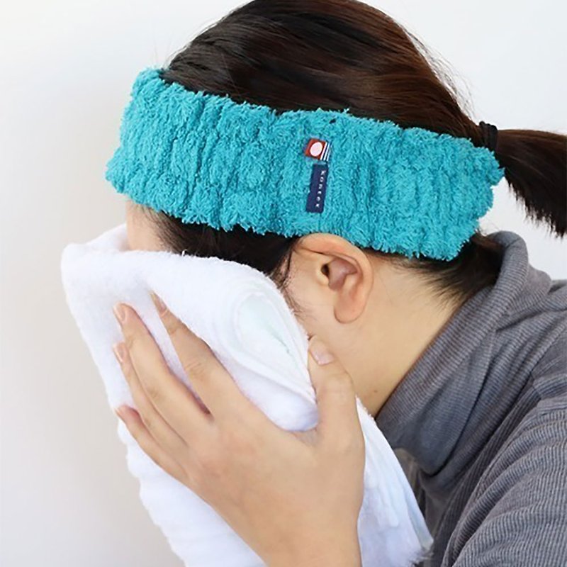 日本コンテックス今治認証シルバーイオン抗菌洗顔ヘアバンド（6色） - タオル・バスタオル - コットン・麻 多色