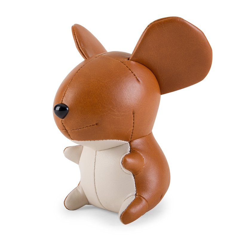 Zuny - Mouse Gino 老鼠造型動物紙鎮 - 裝飾/擺設  - 人造皮革 多色