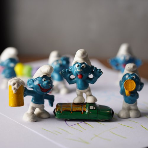 original smurf toys