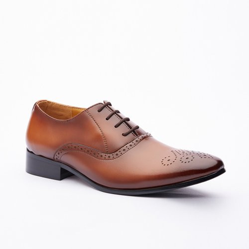 Kings Collection Genuine Leather Grimaldi Shoes KG80003 Brown - Shop ...