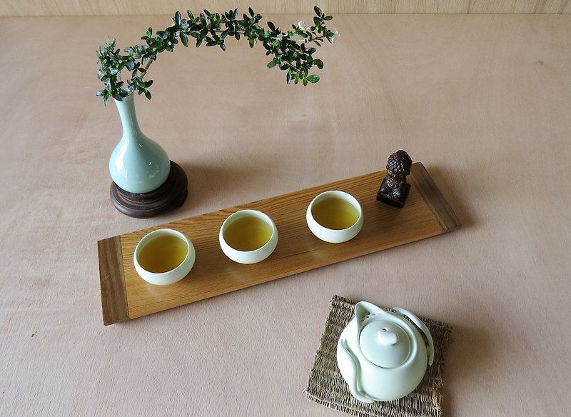 HO MOOD Deconstruction Series-Handmade Log Tea Tray - Coasters - Wood 
