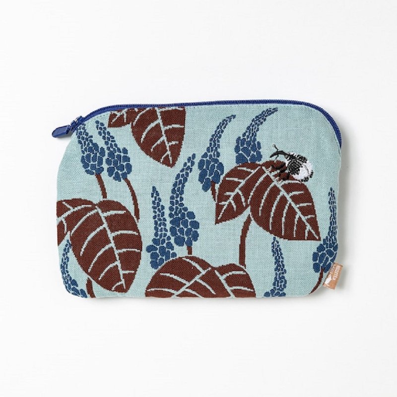 earth tree fair trade -- MORITA MIW zipper cosmetic bag - Toiletry Bags & Pouches - Cotton & Hemp 