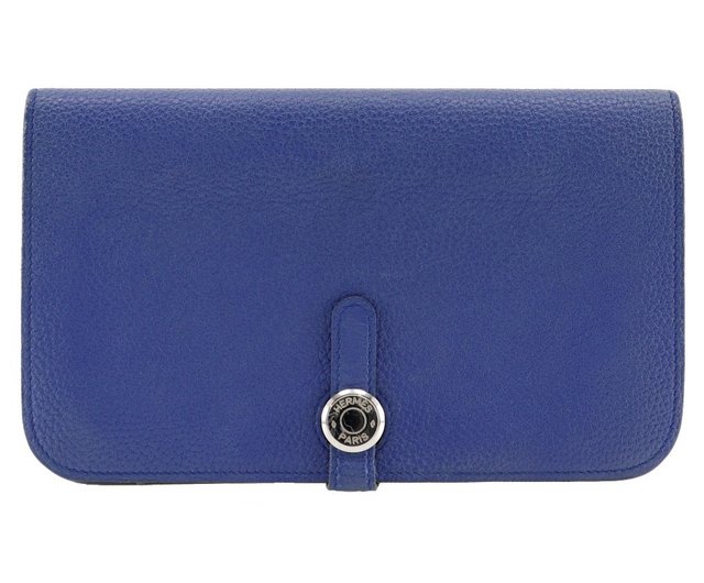 【麻美 様】HERMES エルメス　ドゴンGM 長財布　トゴ　ブルー　□G 麻美 様】HERMES エルメス ドゴンGM 長財布 トゴ ブルー □G HERMES