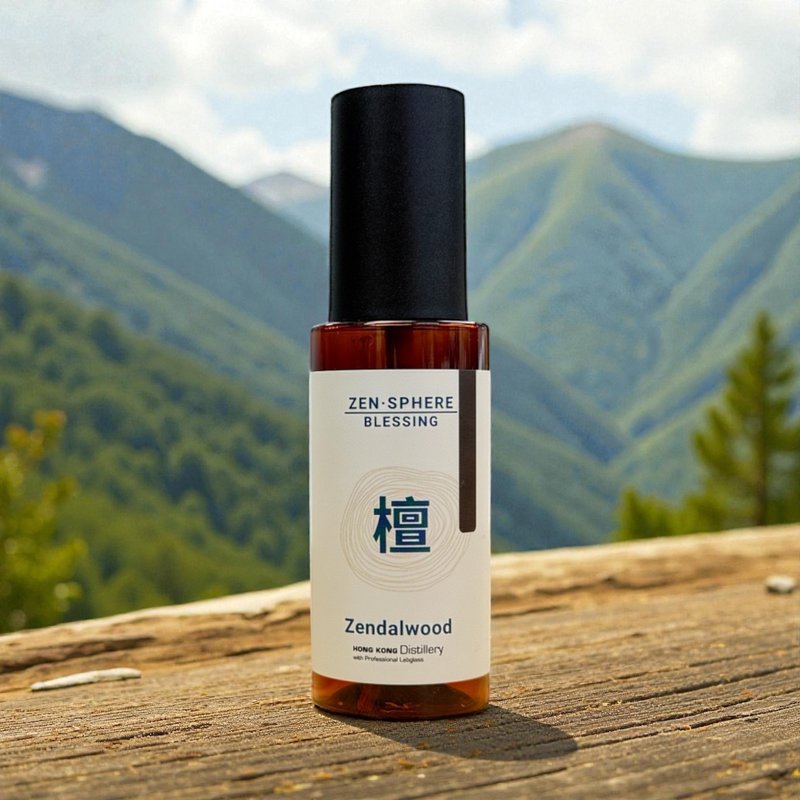 ZenSphere サンダルウッド スプレー - アロマ・線香 - プラスチック 透明