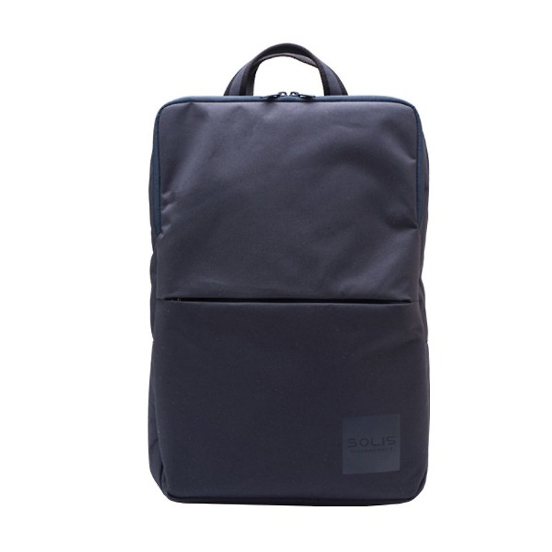SOLIS 純粹系列 商務方型後背包 (經典藍) - 電腦包/筆電包 - 聚酯纖維 