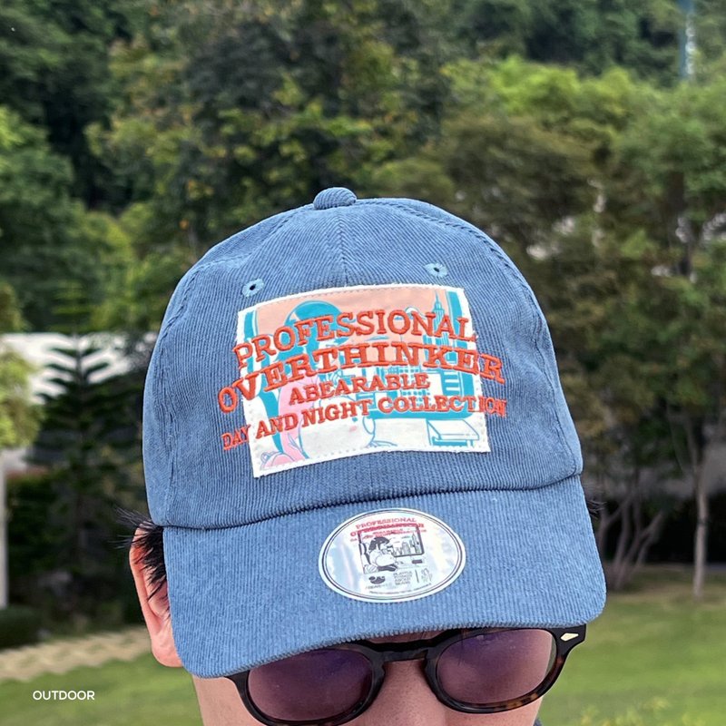 Day: Overthinker - Changeable color cap (Blue Sky) - 帽子 - 棉．麻 藍色