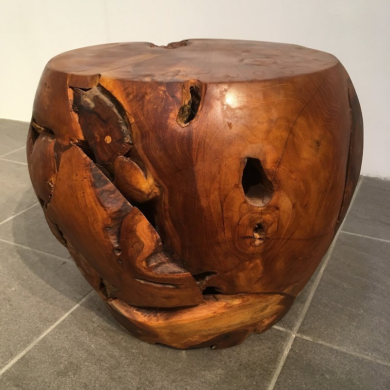 吉迪市JatiLiving | 老柚木饅頭椅 (單張) - 椅子/沙發 - 木頭 