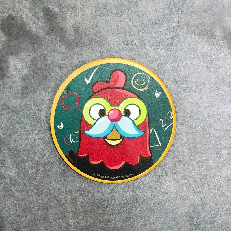 Funny Three Chickens 放3雞 | 陶瓷吸水杯墊 - 變裝款 - 杯墊 - 其他材質 
