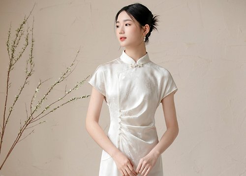 New Chinese style retro loose straight pants skirt versatile