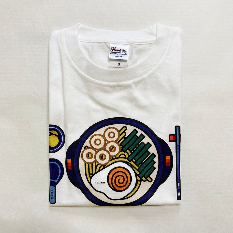 Nabeyaki Ramen T-shirt - Women's T-Shirts - Cotton & Hemp White