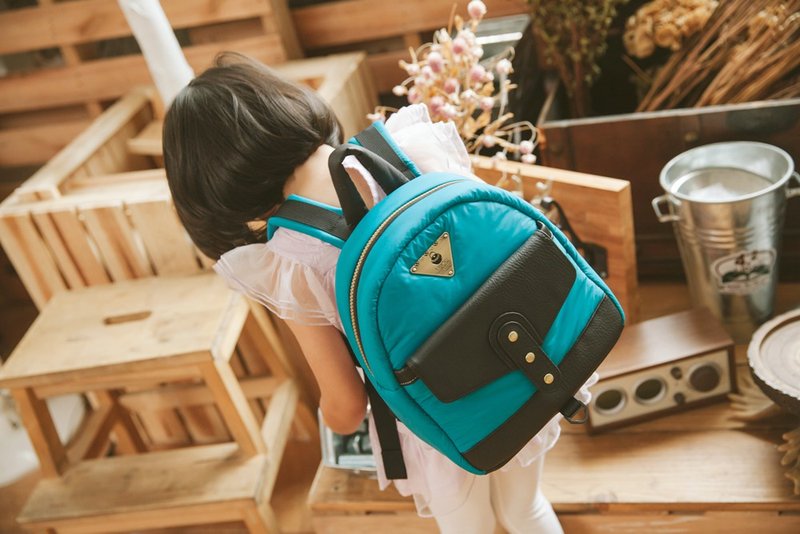 Xiaowa Classic Backpack - Slight Teal Green - College Style - Backpacks - Nylon 