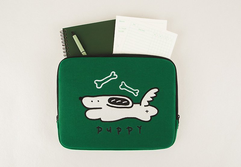 South Korea All New Frame Running Puppy iPad Bag Tablet Bag Laptop Bag Computer Bag - Laptop Bags - Other Man-Made Fibers 