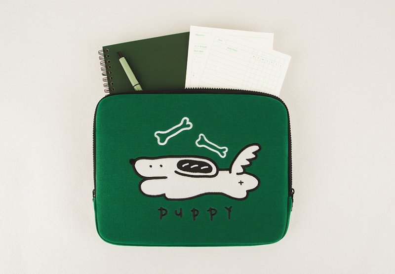 South Korea All New Frame Running Puppy iPad Bag Tablet Bag Laptop Bag Computer Bag - กระเป๋าแล็ปท็อป - ไฟเบอร์อื่นๆ 