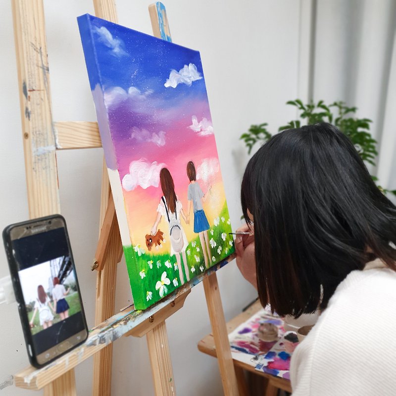 The self-selected oil painting class lasts for 3 hours in a single class and is endless - additional courses can be purchased depending on the progress. - วาดภาพ/ศิลปะการเขียน - วัสดุอื่นๆ 