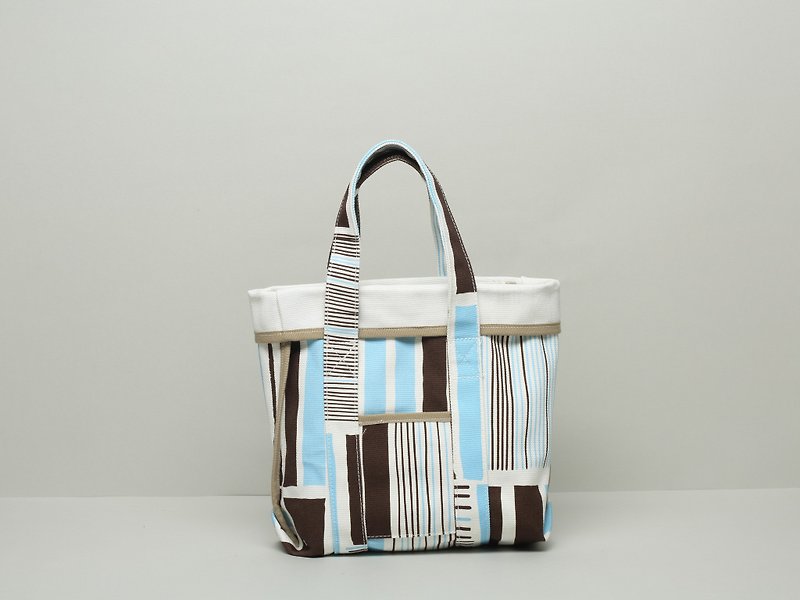 Asymmetric Packet / Coffee Tin House - Handbags & Totes - Cotton & Hemp Brown
