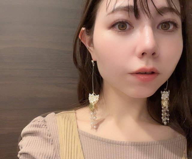 結婚式 小花 鈴蘭 フラワー 蕾 パール ゴールド サージカル