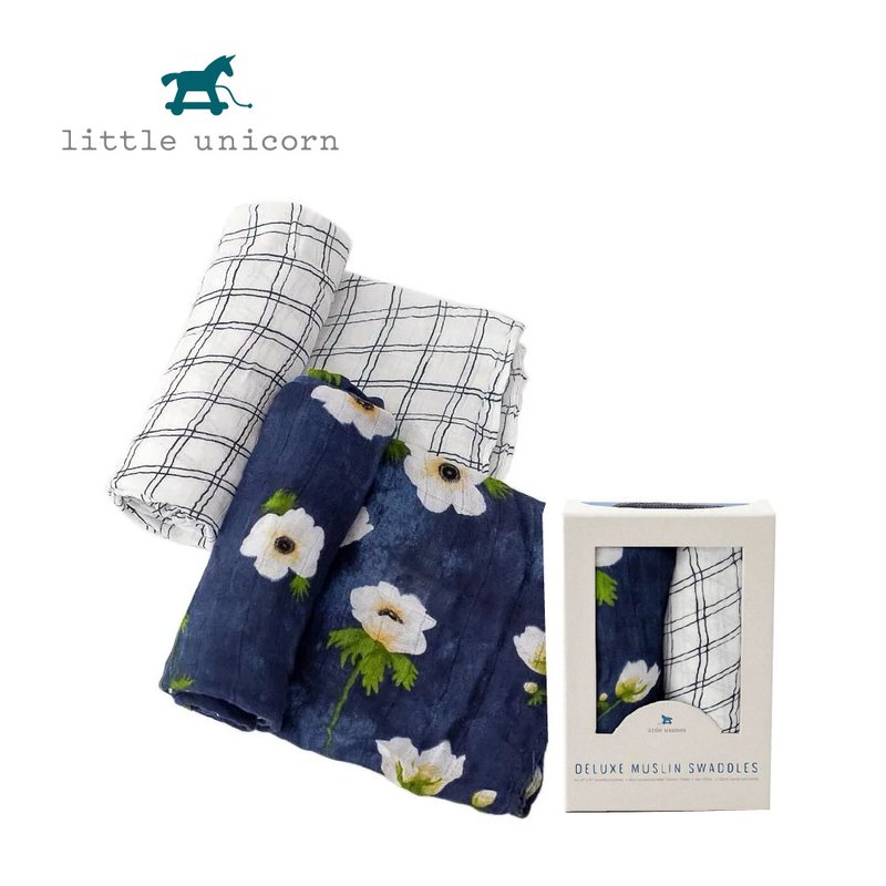 Little Unicorn Bamboo Fiber Gauze Towel - Other - Cotton & Hemp Blue