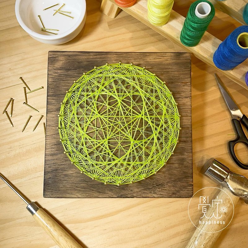 Stringart artwork - Items for Display - Other Materials Multicolor