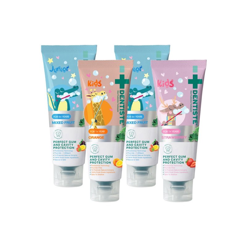 DENTISTE'牙醫選後生元兒童牙膏60g (4入組) - 牙刷/口腔清潔 - 其他材質 