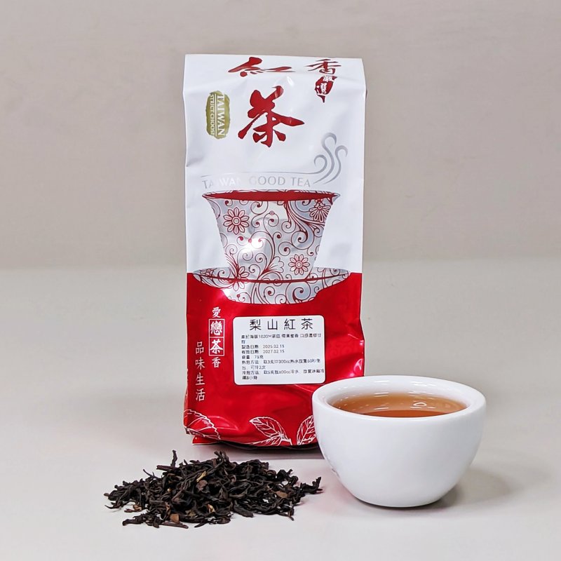 【快速出貨】台灣梨山 蜜香紅茶 精緻原片茶 75g 檢驗合格 台灣茶 - 茶葉/茶包/水果茶 - 植物．花 白色